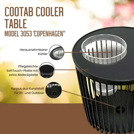 cootab cooler table Beistelltisch mit Acryl-Weinkühler