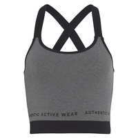 VIVANCE ACTIVE Crop-Top Damen grau melange Gr.XS (32/34)