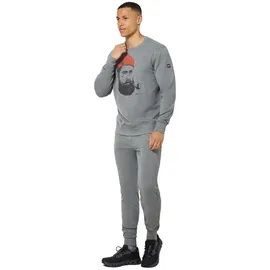 super.natural Sailor Pullover Cashmere Grey Melange/Dark Shadow Melange/Chilli M
