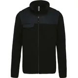 Kariban Fleecejacke Schwarz 4XL