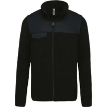 Kariban Fleecejacke Schwarz 4XL