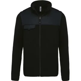 Kariban Fleecejacke Schwarz 4XL