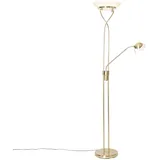 Stehleuchte Messing Inkl. Led Und Dimmer Mit Leselampe - Empoli