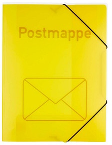 VELOFLEX Eckspanner Postmappe DIN A4 gelb