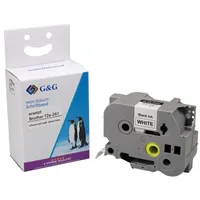 G&G Schriftband Kompatibel ersetzt Brother TZe-261 Bandfarbe: Weiß Schriftfarbe: