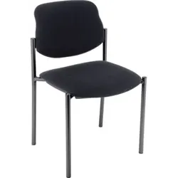 Besucher-Stuhl STYL schwarz/schwarz