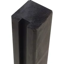 Plus Profilpfosten 268 cm, 90 x 90 mm, 1 Nut schwarz