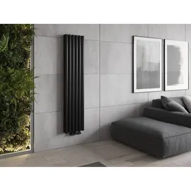Mexen Dallas Dekorativer Heizkörper 1600 x 360 mm, 1039 W, schwarz - W214-1600-360-00-70