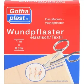 Gothaplast Wundpflaster elastisch 8 cm x 1 m 1 St.