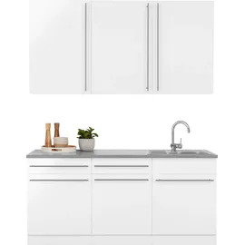 WIHO KÜCHEN Küchenzeile Chicago 180 cm weiß