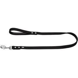 Hunter - Grundleder Lederarmband für Hunde (18/100) (schwarz)