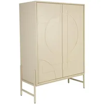 ZUIVER Sideboard 100 x 45 cm Beige / Weiß