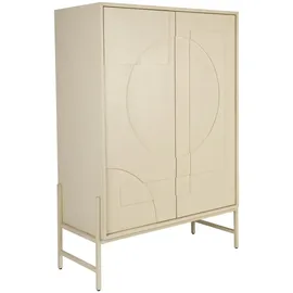 ZUIVER Sideboard 100 x 45 cm Beige / Weiß