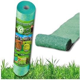 Starlyf Starlyf® Grassamenmatte Rasenrolle, Rasenvlies, 10m x 0,45m - 4,5 m2 Grass Seed Mat