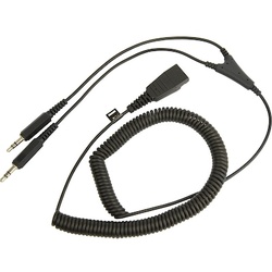 Jabra Anschlusskabel fuer PC QD 2x3.5mm