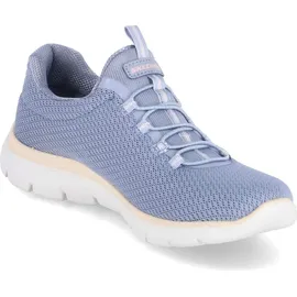 SKECHERS Slipper Sportlich in Blau 42