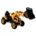 Wisam® Elektrische Fahrt auf Traktor mit Schaufelbagger Orange (onesize)