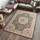 Tapiso Atlas Teppich Kurzflor Grün Beige Rot Klassischer Orientteppich Ornament Floral Mäander Vintage Wohnzimmer Schlafzimmer ÖKOTEX 300 x 400 cm