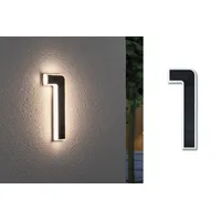 Paulmann Hausnummernleuchte 79842 Schwarz