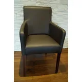 Braun 100% Echt Leder Esszimmerstühle Stuhl Sessel stühle Lederstühle Rindsleder