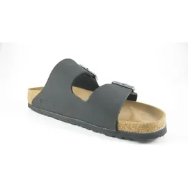 Birkenstock Arizona Vegan Birko-Flor Nubuk schmal schwarz 38