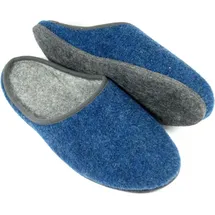 Pantoffelmann Pantoffeln Blau 38