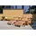 Cinas Adirondack Gartenliege 200 x 80 x 88 cm Braun