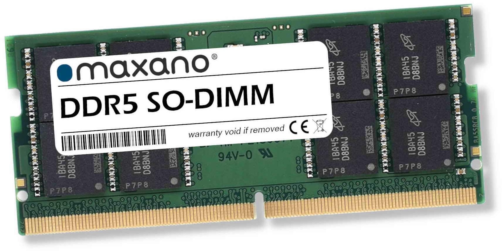 Maxano 32GB RAM kompatibel mit Dell Precision 7680 (PC5-38400 SO-DIMM Arbeitsspeicher)