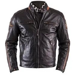 helstons Ace Rag Lederjacke braun, M