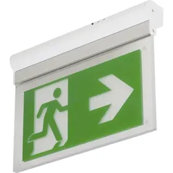 LED-Notleuchte L-LUX Standard ECO, Wand-/Deckenmontage, Betriebsdauer 3 Stunden