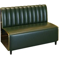 Zweisitzer-Sofa Gastronomiemöbel Cafe Bar Restaurants Hotel Einrichtung Stuhl 120*60*90cm 【Y-83】Grün