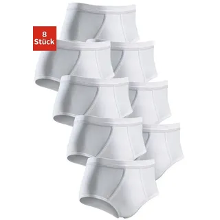 CLIPPER Slip (Packung, 8-St) schlichtes Basic für jeden Tag aus Feinripp weiß 4