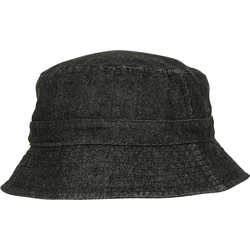Flexfit Denim Bucket Hat, black/grey
