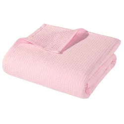 WOHNWOHL® Babydecke Waffelpiqué aus 100% Baumwolle • 70x110 cm • Erstlingsdecke • Kuscheldecke • Baby Decke • Kinderwagen • versch. Farben