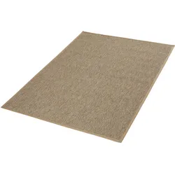 Teppichboden DEKOWE "Naturino Prestige Spezial", braun (camel), B:100cm H:10mm L:300cm, Obermaterial: 100% Polypropylen, Teppiche, Flachgewebe, meliert, Sisal Optik, In- und Outdoor geeignet