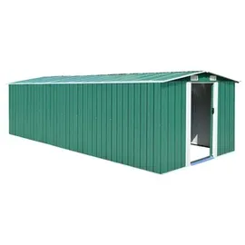 vidaXL Geräteschuppen 5,66 x 2,45 m grün
