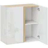 Homcom Sideboard 80 x 40 x 80 cm Hochglanzweiß