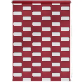 Lichtblick Doppelrollo Arena 90 x 150 cm bordeaux