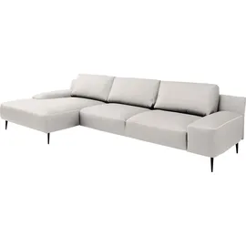 Designwerk Eckcouch Leder 3-Sitzer Weiß