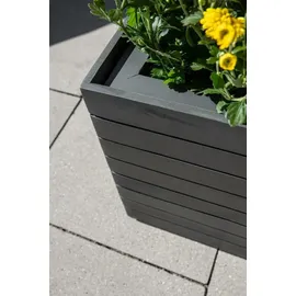 prestige home living outdoor Pflanzkübel 84 x 30 x 35 cm Anthrazit