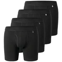 SCHIESSER Retro Boxer schwarz L 4er Pack