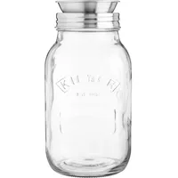 Kilner Spiralschneider Einmachglas, Silber, Transparent