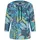 GOLDNER Dschungelprint Sweatshirt Blau/Grün 42