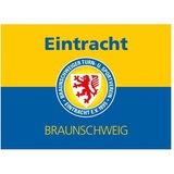 wall-art Wandtattoo »Eintracht Braunschweig Banner«, (1 St.), bunt