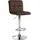 CLP Barhocker Peru Samt braun chrom