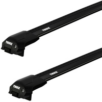 Thule Dachträger Thule mit EVO WingBar Volkswagen Caddy (Mk III) 5-T Van Dachreling 04-15
