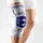 Bauerfeind GenuTrain Kniebandage 1 St. Blau Größe 7