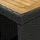 vidaXL Bartisch mit Regal 120 x 60 x 110 cm Schwarz