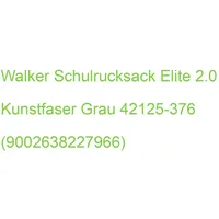 Walker Schulrucksack Elite 2.0 Kunstfaser grau