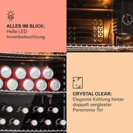 Klarstein Beersafe XXL Getränkekühlschrank (80 l, 830 mm hoch, Kupfer-Metallic)